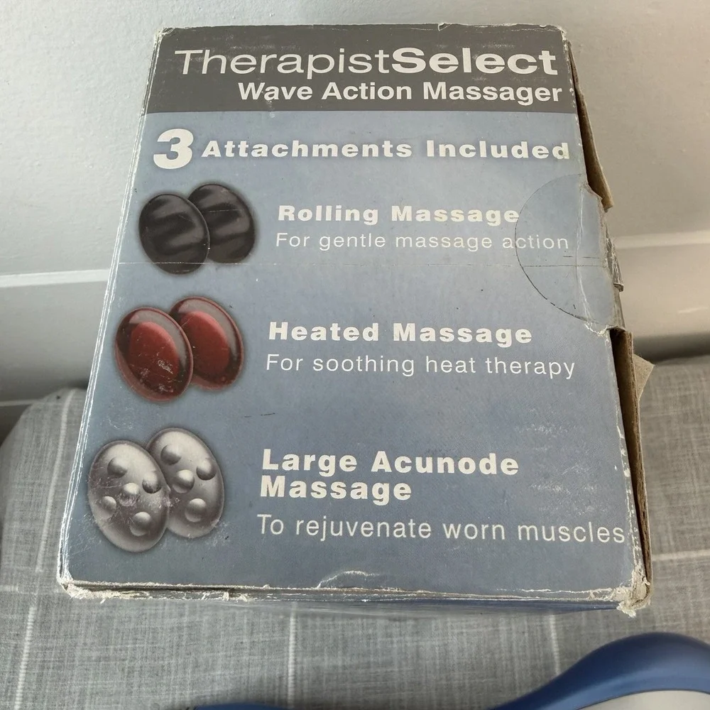 HoMedics Handheld Wave Action‎ Massager w Heat (6) Heads WV-50H
